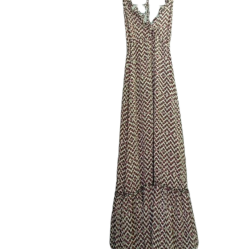 Zara Basic Backless Maxidress Sleeveless Halter S… - image 1